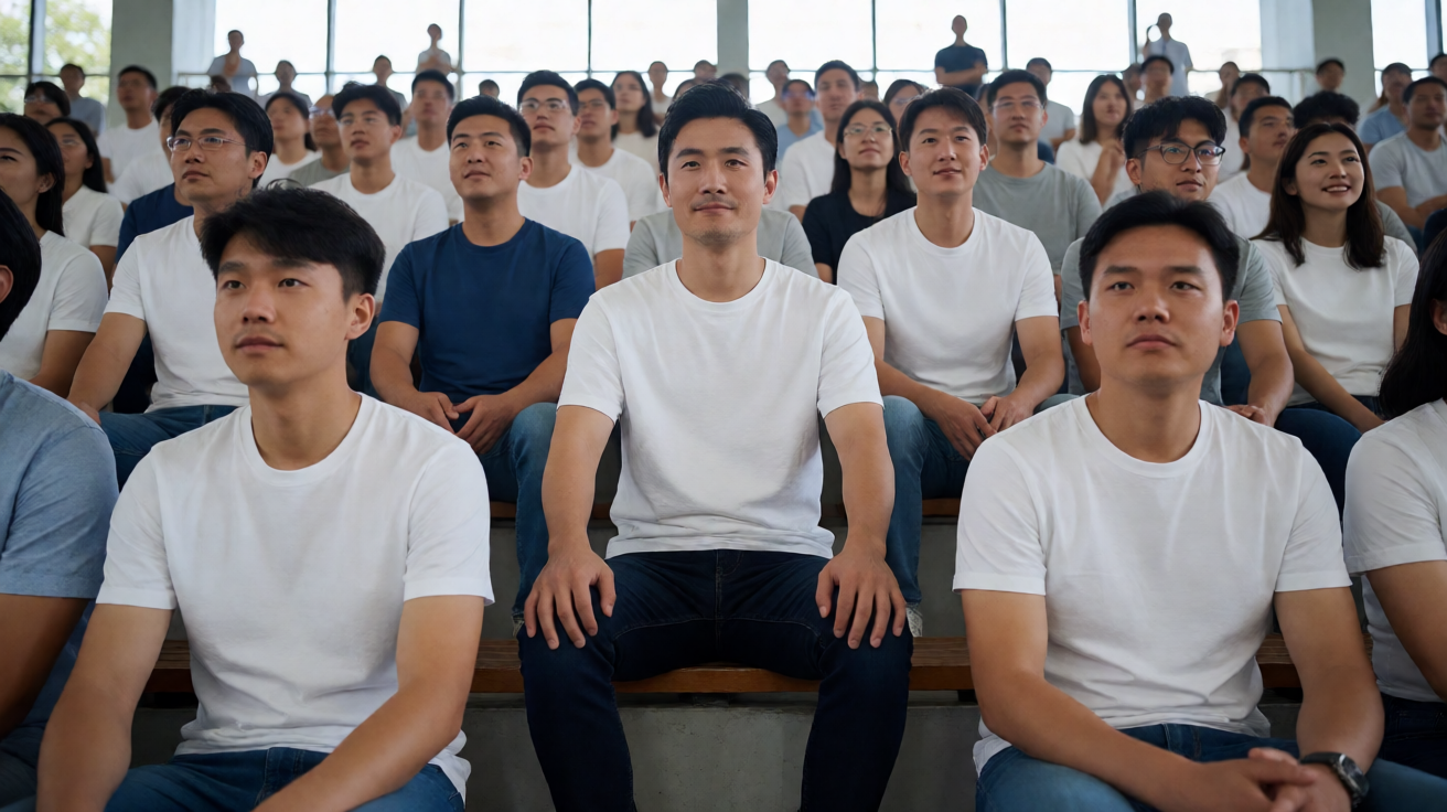 足球球迷在观赛区一起观看比赛的画面